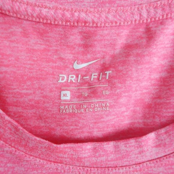 Nike Dri-Fit Hot Pink Tee - Size XL - Picture 7 of 9